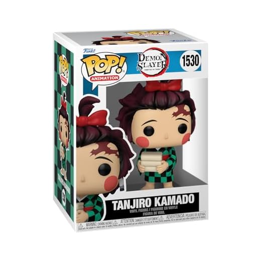 Funko Pop! Animation: Demon Slayer - Tanjiro Kamado - (Kimono) - Guardianes de la Noche - Figura de Vinilo Coleccionable - Idea de Regalo - Mercancia Oficial - Juguetes para Niños y Adultos