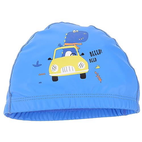 Toddmomy Gorro De Baño para Gorro De Natación Pinza Nasal para para Nadar Gafas De Natación para Piscina para Bebes Gorra De Baño Balde De Polivinilo Blue