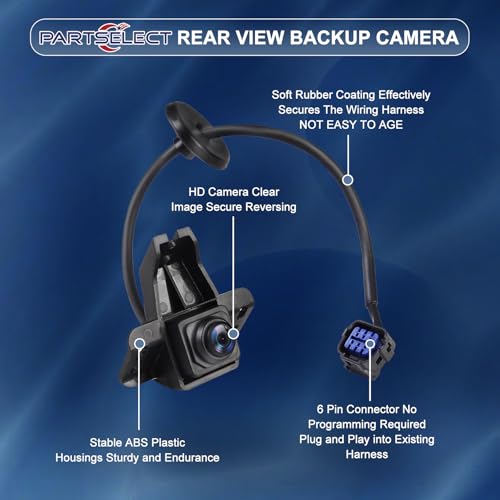 Image of Rear View Backup Camera Replacement for Hyundai Elantra 2022 1.6L L4 / 2.0L L4 Back Up Camera Replaces 99240-BU500