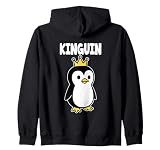 Amante Divertido de los pingüinos de Kinguin Men Sudadera con Capucha