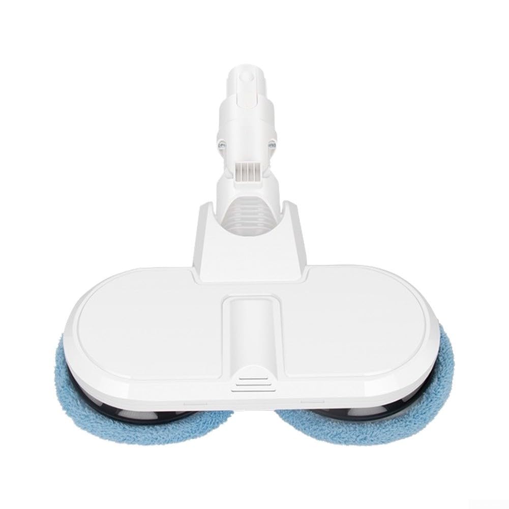 Cabezal de fregona para aspiradora Dreame V8 V9B V10 V11, accesorio eléctrico de microfibra, almohadilla de repuesto lavable para limpieza de suelos duros, color blanco