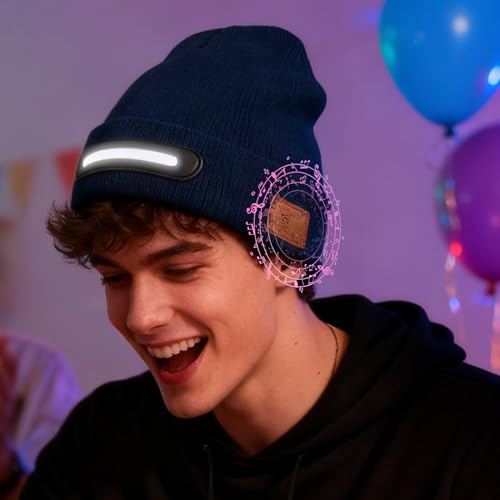 Bonnet sans fil avec éclairage, cadeau idéal pour adolescents