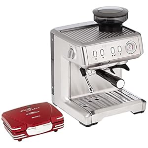 Ariete Espresso Coffee Maker Art1313 + Waffle Maker Art187, Steel, ART1313+187
