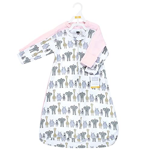 Image of Hudson Baby Unisex Baby Cotton Long-Sleeve Wearable Sleeping Bag, Sack, Blanket