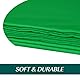 EMART 1,5x2m Greenscreen Grüner Hintergrund Polyester Grüne Chromakey Green Screen Faltbar mit 2 Federzwingen für Fotografie, Zoom, Interviews, Live-Stream