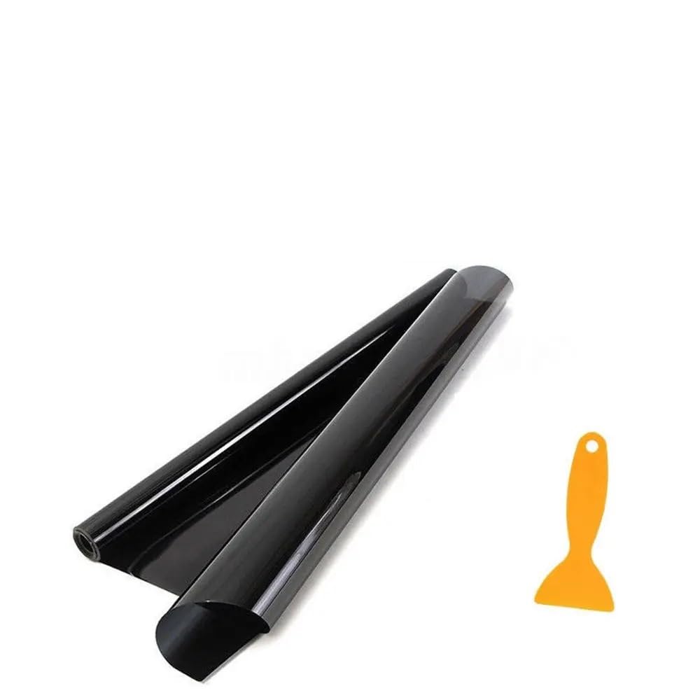 Car Window Tinting Film 100x50cm 5% VLT Car Window Tint Professional Dark Smoke Black Film Uncut