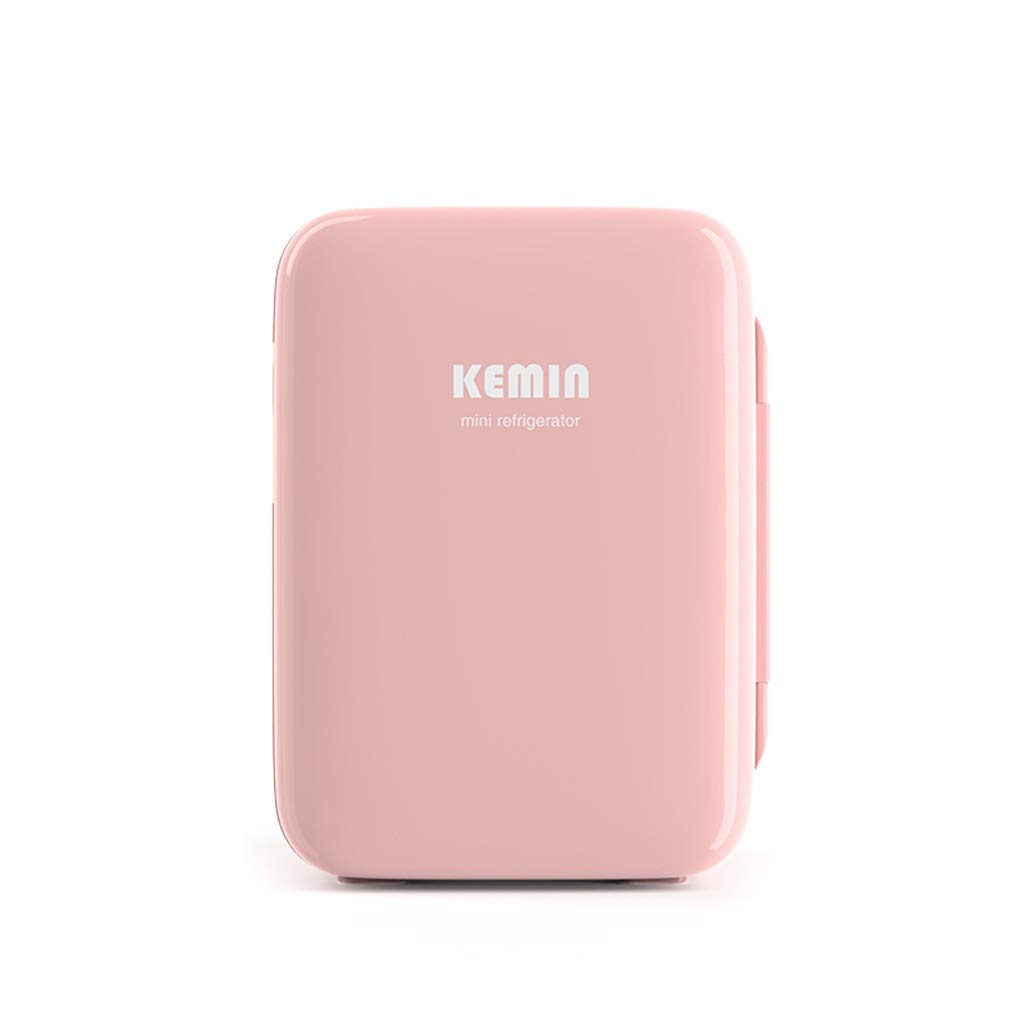 Petit réfrigérateur voiture maison mini frigo étudiant 10L pour chambre rose