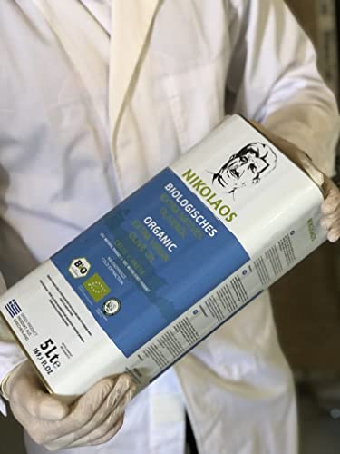 BIO Olijfolie 5 liter 100% Griekse van Kreta / extra vergine - koudgeperst " Nikolaos " Premium kwaliteit 0,2% // oogst (2021-2022) / Best te gebruiken voor 28.02.2024 - Image 5