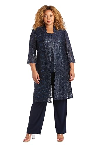 Image of R&M Richards Women's Elegance De Nuit Pant Set