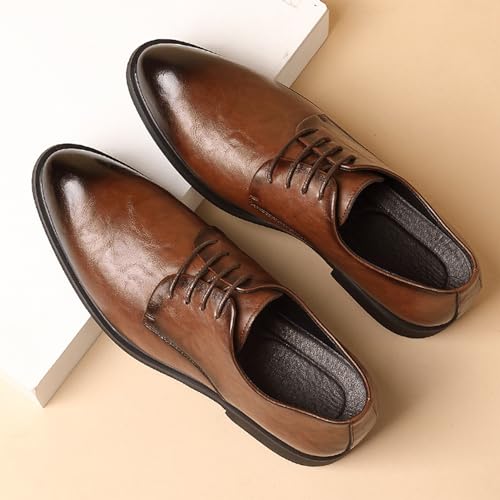 Men's Dress Shoes Oxfords Slip On Shoes Business Casual Formal Shoes Office Work Low Top Dress Shoes Breathable Comfortable Casual Shoes3