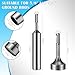 LEIFIDE 2pcs Ground Rod Driver Set for 5/8inch and 3/4inch Ground Rods Steel Material with Heavy Duty Drill Bit Rotary Flat Hammer 35 mm Bits Can Be Applied for Many Hammer Drill Tools