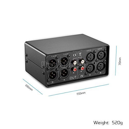 ONE Little Bear MC3 2-IN-2-OUT XLR Balanced/RCA Converter Audio Selector Splitter Box Passive Preamp XLR to RCA Switch by ONE Little Bear - Used condition - Image 7