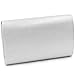 Milisente Evening Bag for Women, PU Leather Envelope Evening Purses Crossbody Shoulder Clutch Bag (PU Silver)