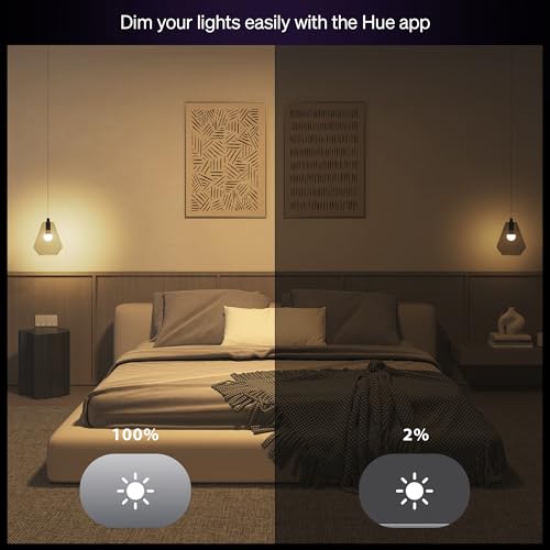 Philips Hue Essential A19 2-Pack Bulbs