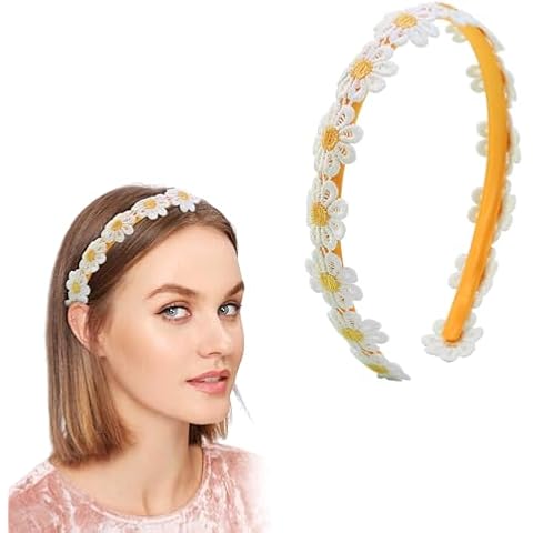 AIUPUOC Daisy Flower Headband Cover