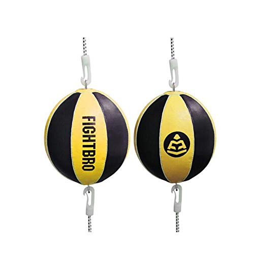 XIAONINGMENGDIAN Boxing Punching Bag, Boxing Speed Ball Elastic Rope, Sanda Training Sandbags, Stress Relief And Fitness Heavy vent sandbag (Color : Yellow)