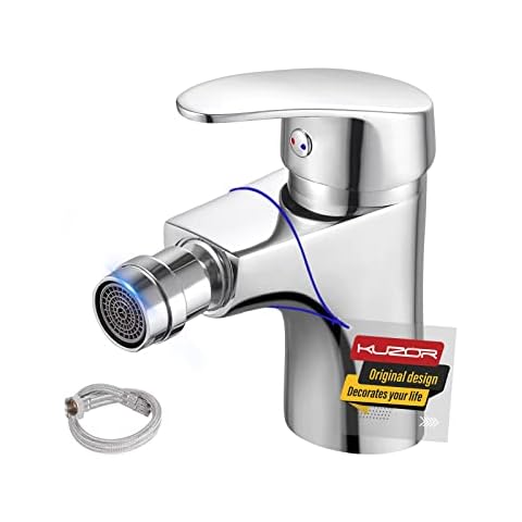 KUZOR Chrome Bidet Mixer Tap for Bathrooms Cover