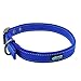 Max and Neo MAX Reflective Metal Buckle Dog Collar - We Donate a Collar to a Dog Rescue for Every Collar Sold (Large, Blue)