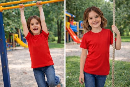 Image of Tshirt for Boys /Girls Unisex Casual Round Neck Half Sleeve Cotton Unisex Kids T Shirts