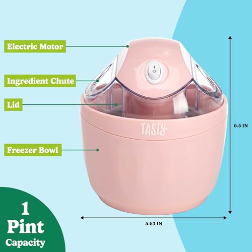 image for Tasty Mini Ice Cream Maker, Make Ice Cream, Sorbet, Frozen Yogurt, Gel