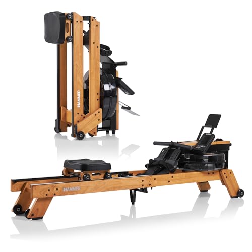 HAMMER Wasser-Rudergerät AquaFold, Echtholz, klappbar, 99%...