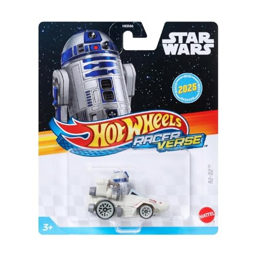 Vehículo Hot Wheels RacerVerse con conductor R2-D2 1:64 miniatura 1