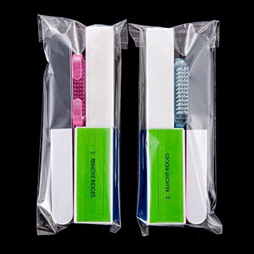 Ensemble d'outils de manucure avec bloc de tofu et brosse
