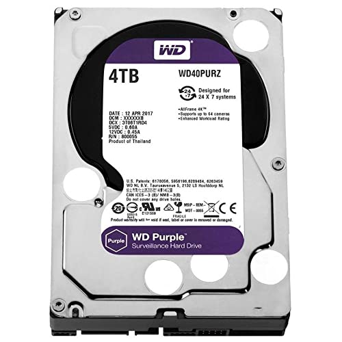 WD40PURX 4TB PURPLE 動作良好 7651h HD INTERNO PURPLE 4TB | Amazon.com.br