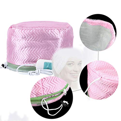 FAMKIT Electric Hair Steamer Cap Hair Nourishing Styling Thermal Treatment Hat 3 Temperature Adjustable
