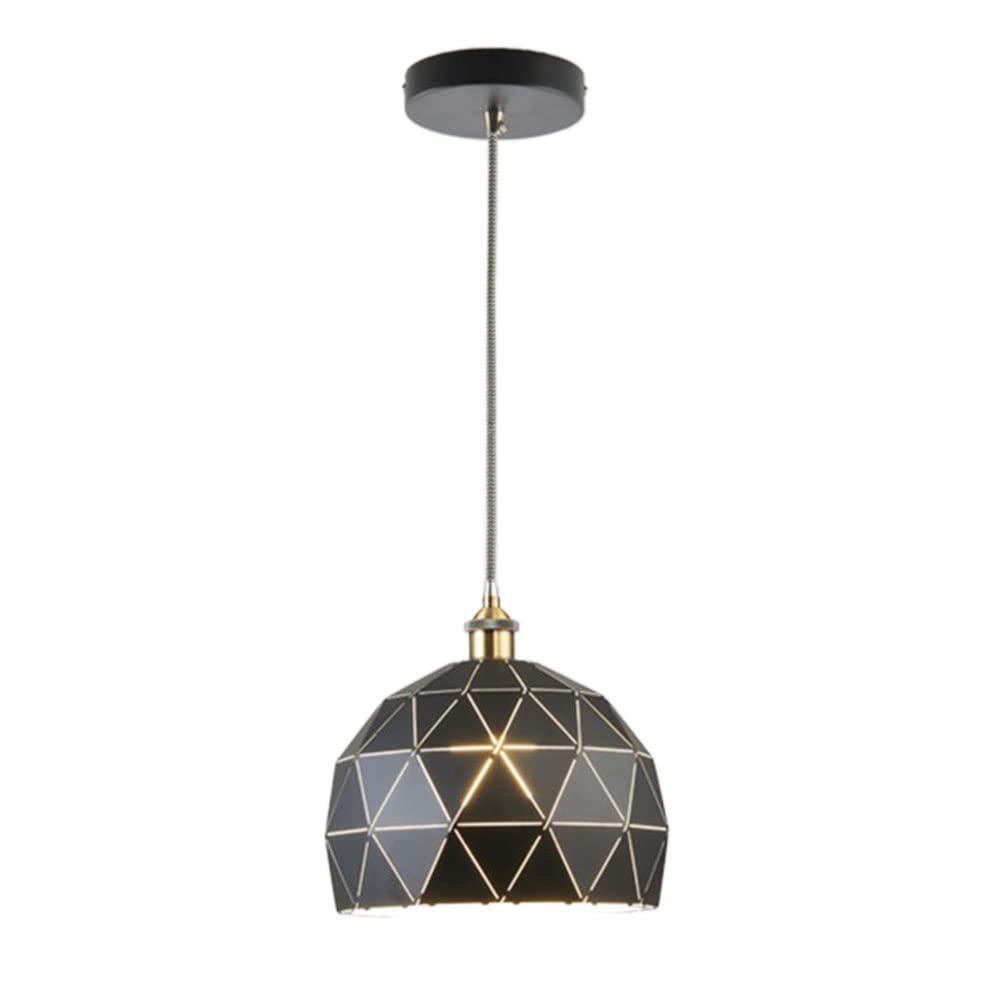 STVDEDG Design 11.8” Dome Pendant Light Bedroom Atmosphere Small Chandelier Single Head Flush Mount Ceiling Hanging Lamp Vintage Lampshade Industrial Chandeliers Kitchen Island,Foyer,Entryway,Hallway