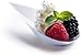 Zappy 100 Tear Drop Mini Appetizer Plates - Mini Dessert Plates White Tasting Spoons Plastic Mini Spoons Dessert Spoon Teardrop Asian Spoon Small Mini Dessert Bowls Serving Cup Horderves Plates