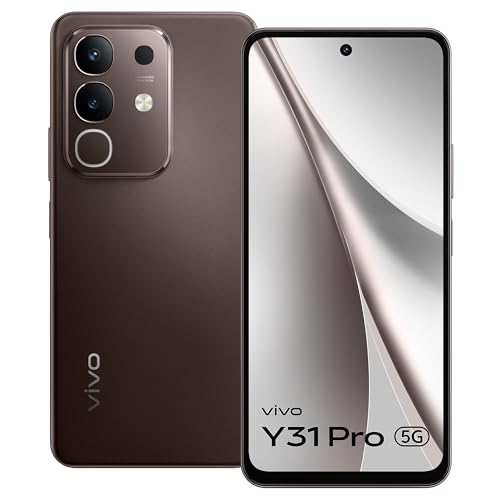 Image of vivo Y31 Pro 5G (Mocha Brown, 8GB RAM, 128GB Storage) with No Cost EMI /Additional Exchange Offers