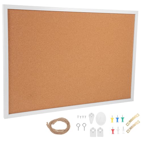 Panneau d'affichage liège 35x50 cm pour mémo de bureau à punaiser