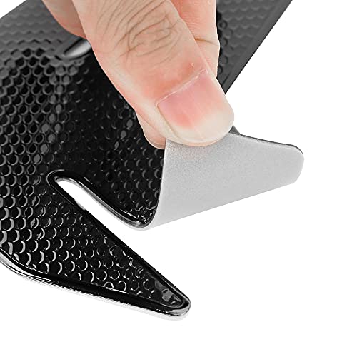 F Fierce Cycle Motorcycle Gas Oil Fuel Tank Protector Pvc Rubber Pad Emblem Badge Sticker Black Protector Decal #TOP5