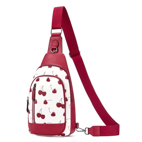 Image of CLUCI Crossbody Bags for Women Men,Leather Sling Bag Cross Body Backpack for Woman Gifts for Women Birthday Unique