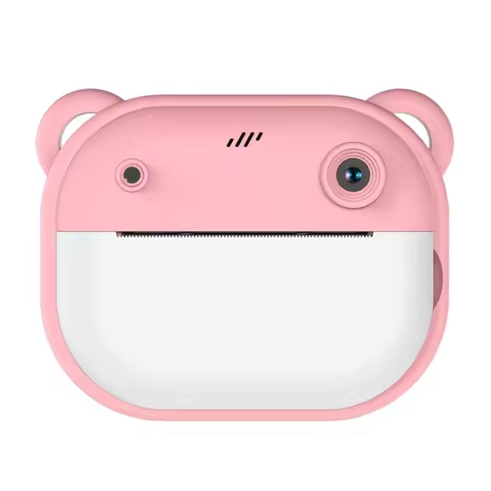 DODOSS Print Digital Camera High-Resolution Digital Imaging, Compact and Portable Design, Kids Instant Print Camera Perfect for Kids (Pink)