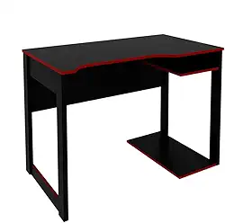 Mesa Gamer Tecnomobili ME4161 Preto/Vermelho