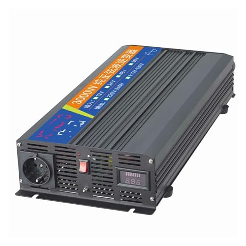 Onduleur solaire 3000W 12V 220V avec ecran numerique pour voiture