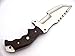 Poshland TR-2149- CUSTOM HANDMADE D2 TRACKER KNIFE- BLACK MICARTA HANDLE