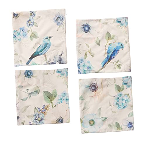 Housse de Coussin Fleurs et Oiseaux pour Créer un Cocon Apaisant au Salon - 2
