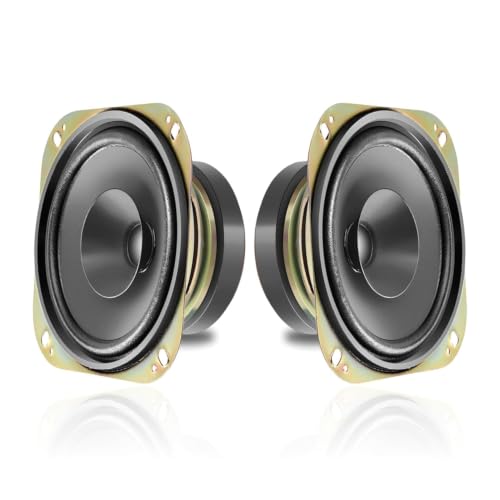 Image of TOYOTONE 3 inch Inch Full-Range Speaker | Dual Cone | 20W Nominal | 40W Max | 4-Ohms | Copper Coil | 53mm Dual Magnet | High Sensitivity | Ideal for Home & Car Audio (Pack of 2) (4 Inch)