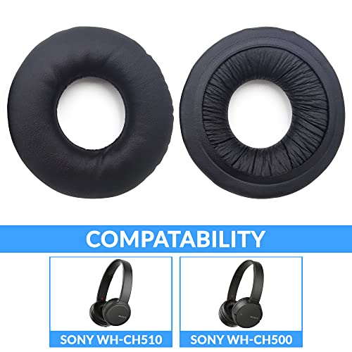 Image of GoFree Replacement Ear Cushions for Sony WH-CH510 / Sony WH-CH500 Ear Pads /Ear Cups /Cushion Pads Compatible with Sony WH-CH510 / Sony WH-CH500 (Black)
