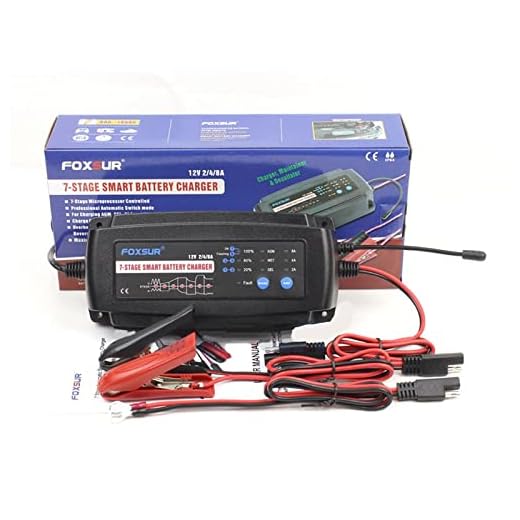 7-segments smart bilbatteriladdare Laddning 7-stegs automatisk laddning (svart) EU