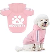 Otunrues Dog Hoodie Dog Sweaters Small Dog Clothes Security Soft Fleece Warm Dog Winter Coat Swea...