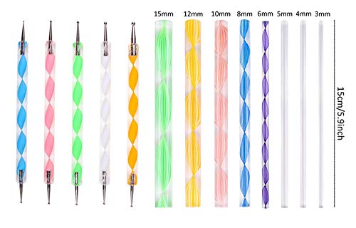 Definite Mandala Art Dot Painting Designer Acrylic Tools Set of 8 Pcs Mandal Tool and 5 Pcs Dotting Tool - Image 3