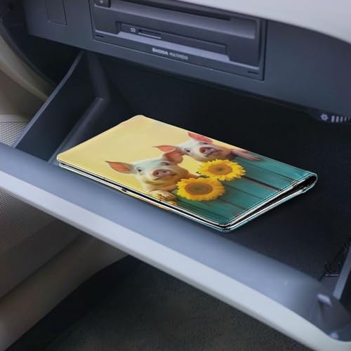 Organizador para auto de cuero PVC miniatura 6
