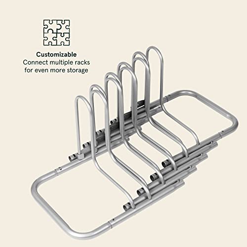 Soporte de suelo de bicicleta Retrospec Stash Rack estable con base de acero 3