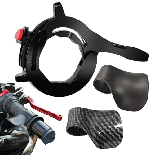 SVCEQZE Control De Crucero para Motocicleta con Bloqueo del Acelerador | Juego De 3 Piezas Potenciador del Acelerador para Moto - Accesorios Moto para Viajes Carretera Montaña Urbano Camping