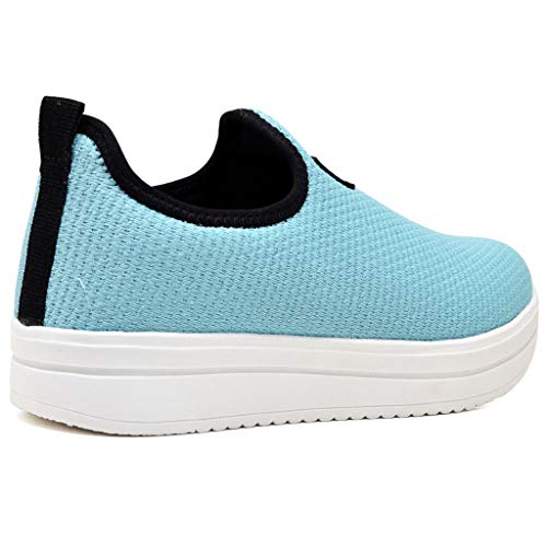 Tênis Meia Flatform Polo Blu Azul 33
