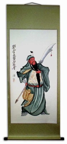 Large Hand Painting Chinese Scroll Art